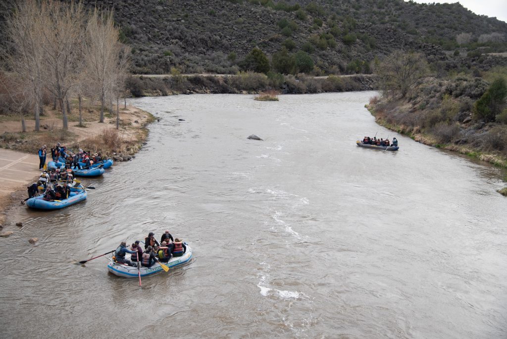 Orilla Verde scenic float section - float to our beach where dinner will be waiting