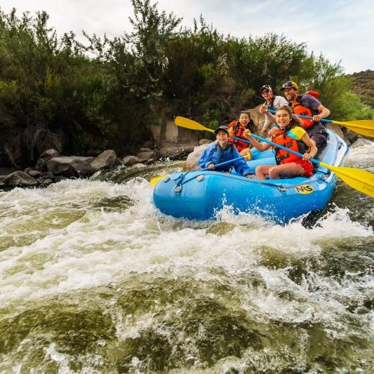 white water rafting trips in texas